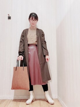 愛さん（レディース・164cm）の秋コーディネート