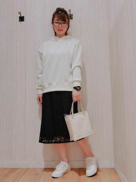 愛さん（レディース・164cm）の冬コーディネート