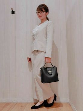 愛さん（レディース・164cm）の冬コーディネート