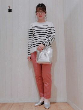 愛さん（レディース・164cm）の春コーディネート