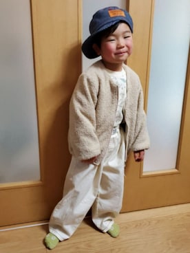 「白コーデ」｜Maaaaachanさん（キッズ・100cm）の春コーディネート