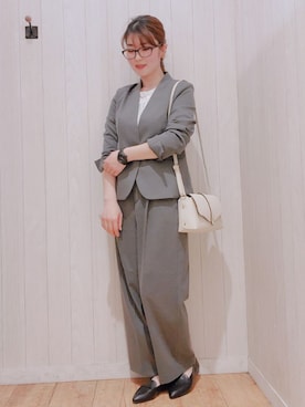 愛さん（レディース・164cm）の春コーディネート