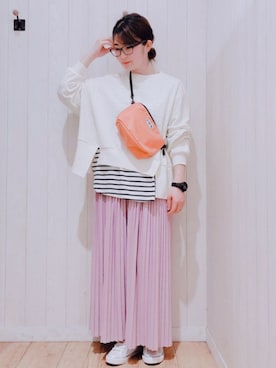 愛さん（レディース・164cm）の春コーディネート