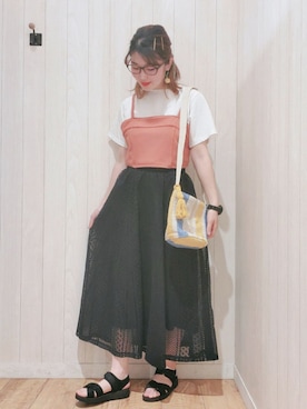 愛さん（レディース・164cm）の春コーディネート