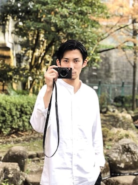 「LAICA（ライカ）のアイテム」を使った、Shoさん（メンズ・180cm）の夏コーディネート