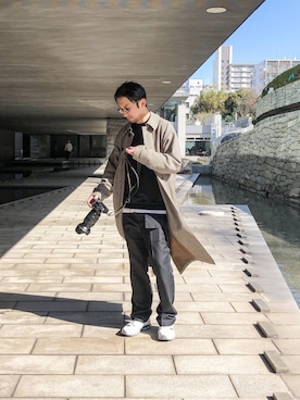 Casely-Hayfordのステンカラーコートを使った人気ファッション
