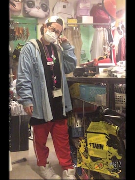 「sevens（セブンズ）のアイテム（帽子）」を使った、AYTさん（メンズ・162cm）の春コーディネート