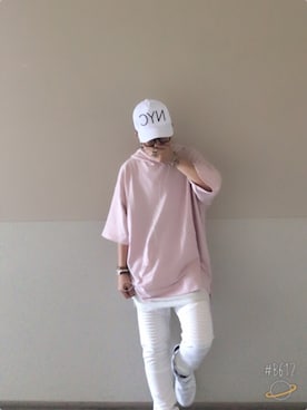 「sevens（セブンズ）のアイテム（帽子）」を使った、AYTさん（メンズ・162cm）の夏コーディネート