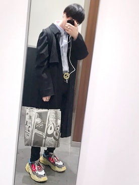 「トリプルS」｜「アイテム（その他アウター）」を使った、tomoさん（メンズ・165cm）の冬コーディネート