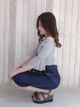 momo☁️さん(レディース・168cm)の夏コーディネート