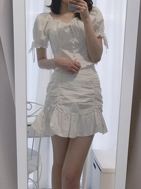 「Crea titty&Co. PETIT（クレアティティーアンドコープチ）のアイテム」を使った、momo☁️さん（レディース・168cm）の春コーディネート