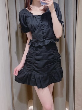 「Crea titty&Co. PETIT（クレアティティーアンドコープチ）のアイテム」を使った、momo☁️さん（レディース・168cm）の夏コーディネート