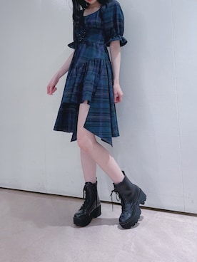 「titty＆Co. PETIT（ティティアンドコープティ）のアイテム」を使った、momo☁️さん（レディース・168cm）の夏コーディネート