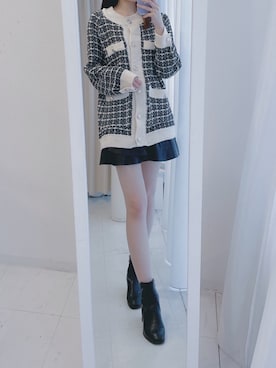 「Crea titty&Co. PETIT（クレアティティーアンドコープチ）のアイテム」を使った、momo☁️さん（レディース・168cm）の秋コーディネート