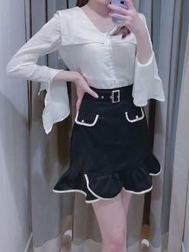 「Melt the lady」｜momo☁️さん（レディース・168cm）の秋コーディネート