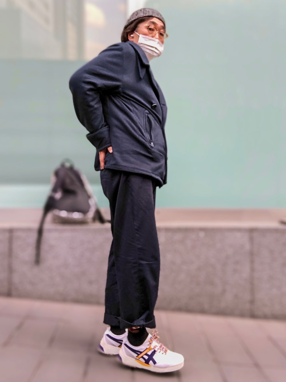美品 THE ONITSUKA トレンチコート TRENCH COAT