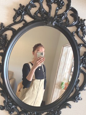 「SLOBE IENA（スローブイエナ）のアイテム（オールインワン・サロペット）」を使った、しぃさん（レディース・167cm）の秋コーディネート