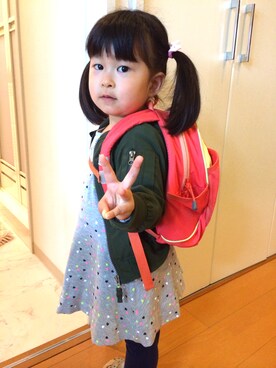 naocoloさん（キッズ・100cm）の春コーディネート