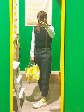 「Scye（サイ）のアイテム（パンツ）」を使った、vivinekko3さん（レディース・158cm）の春コーディネート