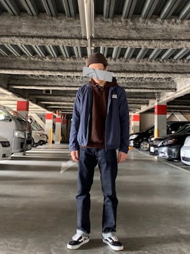 「Carhartt（カーハート）のアイテム（ナイロンジャケット）」を使った、ﾔﾏﾓﾄさん（メンズ・174cm）の秋コーディネート