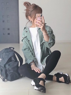 「y3」｜ycmさん（レディース・160cm）の春コーディネート