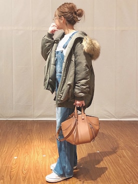 ycmさん（レディース・160cm）の冬コーディネート