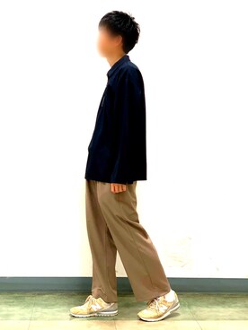 「SENSE OF PLACE by URBAN RESEARCH（センスオブプレイスバイアーバンリサーチ）のアイテム（パンツ、ベージュ系）」を使った、あんじさん（メンズ・171cm）の春コーディネート