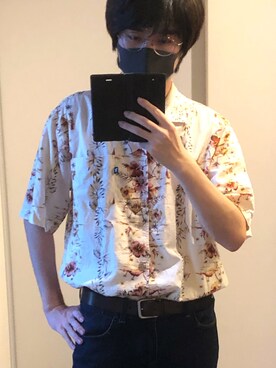 「アロハシャツ」｜Maresukeさん（メンズ・171cm）の夏コーディネート