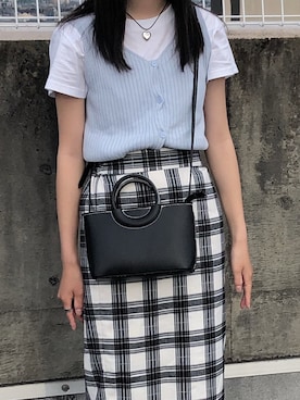 「ビスチェコーデ」｜𝙣𝙚𝙢𝙪𝙢𝙞さん（レディース・157cm）の夏コーディネート