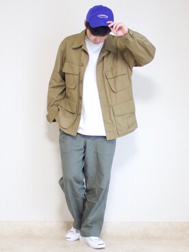 「UNIQLOU」｜「アイテム（帽子）」を使った、talow/タローさん（メンズ・176cm）の冬コーディネート