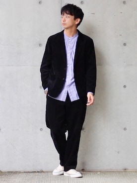 「MillReef（ミルリーフ）のアイテム」を使った、talow/タローさん（メンズ・176cm）の秋コーディネート