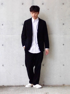 「MillReef（ミルリーフ）のアイテム」を使った、talow/タローさん（メンズ・176cm）の秋コーディネート