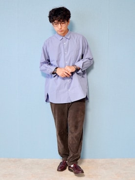 「アイテム（腕時計、ブラウン系）」を使った、talow/タローさん（メンズ・176cm）の夏コーディネート