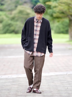 「秋のマイ旬スタイル」｜「アイテム（腕時計）」を使った、talow/タローさん（メンズ・176cm）の秋コーディネート