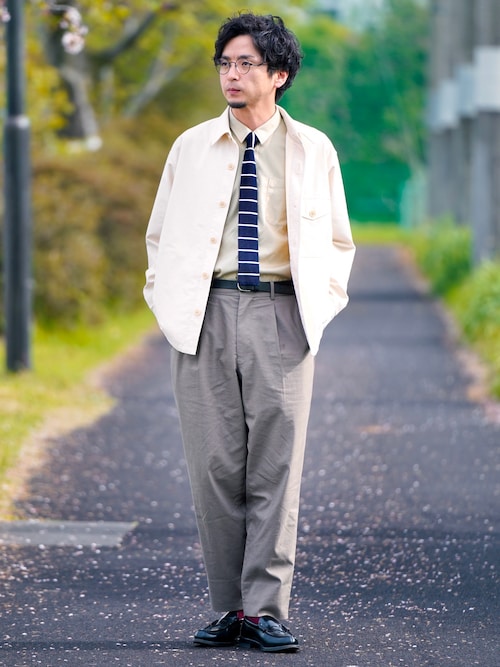 Uniqlo ユニクロ のネクタイを使ったメンズ人気ファッションコーディネート Sciaky