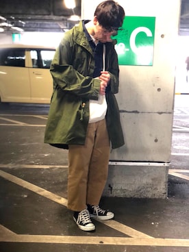 「Burner（バーナー）のアイテム（ジャケット/アウター）」を使った、けーさん（メンズ・175cm）の冬コーディネート