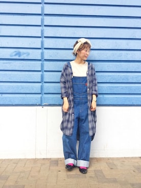「靴下チラ見せ」｜「アイテム（バレエシューズ）」を使った、sayakaさん（レディース・155cm）の秋コーディネート