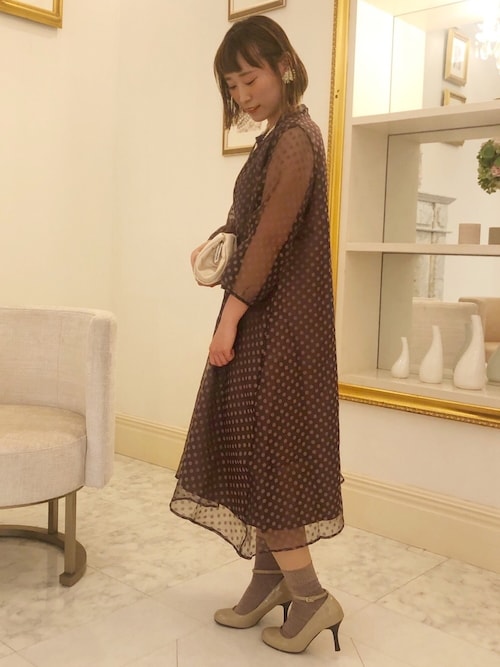 Sa Y Merlot Plusのワンピースを使ったコーディネート Wear