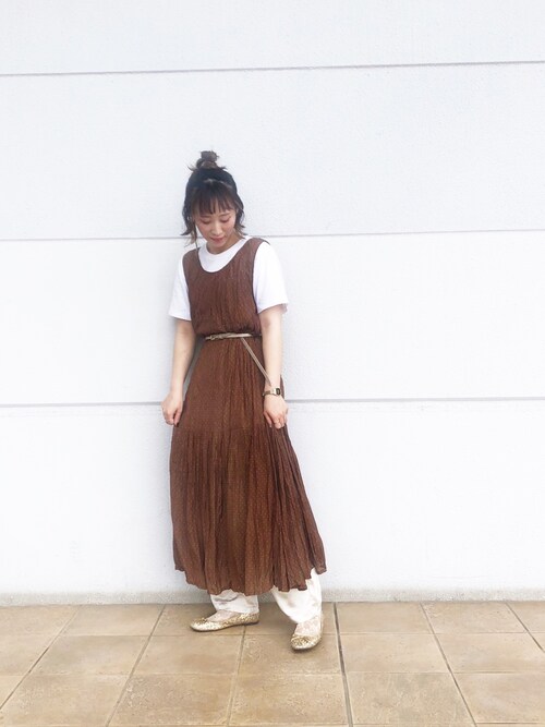 Sayaka ユニクロのワンピース ドレスを使ったコーディネート Wear