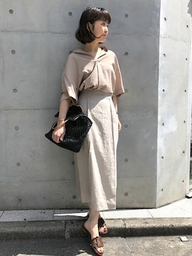 nano・universe lady's　STAFFさん（レディース・162cm）の春コーディネート