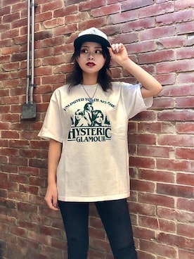 「メッシュキャップ」｜「アイテム（アクセサリー）」を使った、aykさん（レディース・157cm）の夏コーディネート