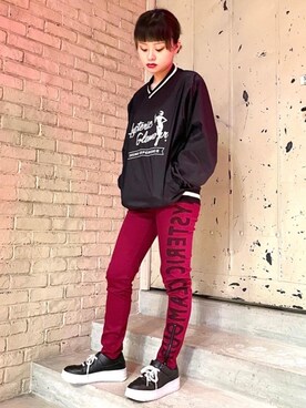 「でにむ」｜「アイテム（その他トップス）」を使った、aykさん（レディース・157cm）の春コーディネート