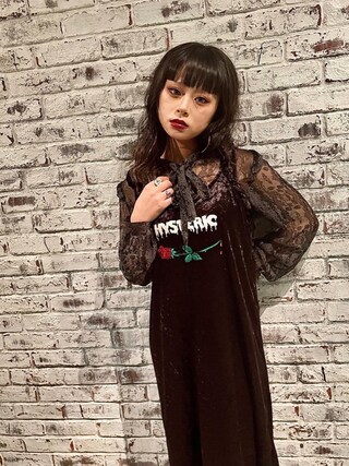 HYSTERIC GLAMOUR（ヒステリックグラマー）の「SKULL PYTHON柄 フリル 