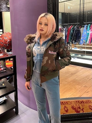 HYSTERIC GLAMOUR（ヒステリックグラマー）の「CREAMY LOGO ショート丈