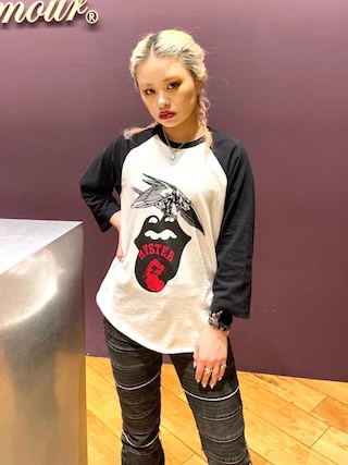 【vintage】ヒステリックグラマー バックプリントTシャツ FREE HYSTERIC GLAMOUR（ヒステリックグラマー）の「THE ROLLING