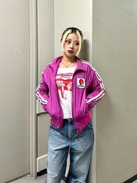 「でにむ」｜「アイテム（ブルゾン）」を使った、aykさん（レディース・157cm）の冬コーディネート
