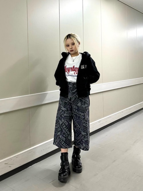 極美品 HYSTERIC GLAMOUR インディゴ染 スウェット プルオーバー HYSTERIC GLAMOUR（ヒステリックグラマー）の「MORNING LUCK