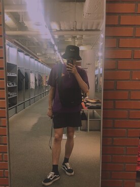 「summer」｜「アイテム（メッセンジャーバッグ）」を使った、Jugaho Chuさん（メンズ・175cm）の夏コーディネート