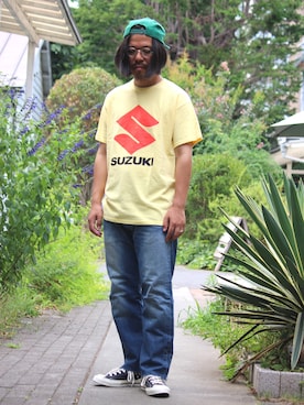 「Levi's」｜MATSUMOTOHIKOさん（メンズ・173cm）の夏コーディネート