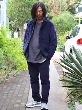 「C.E.L.STORE（セルストア）のアイテム（シューズ）」を使った、MATSUMOTOHIKOさん（メンズ・173cm）の秋コーディネート